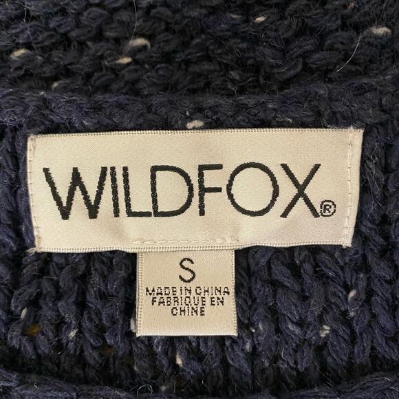 Wildfox Sweater Women Small Striped Knit Oversized Relaxed Boho Beach Coastal - Picture 3 of 13